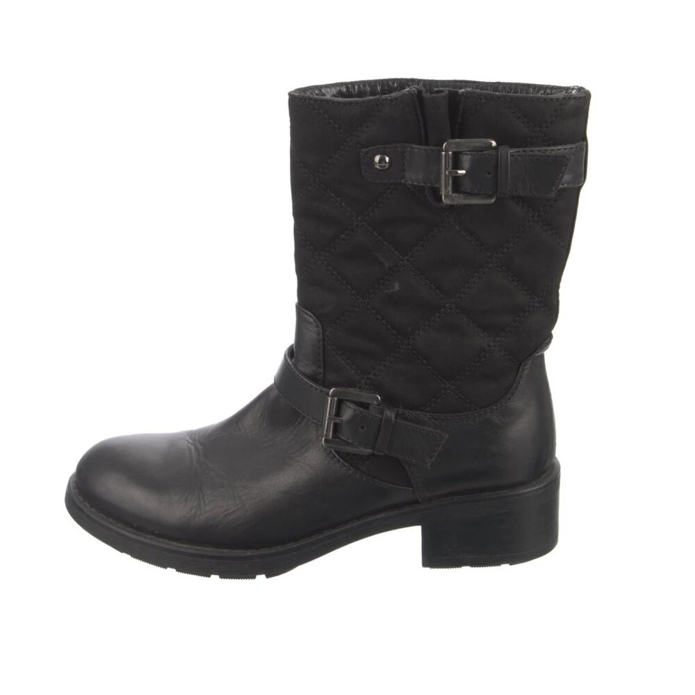 Aquatalia Leather Moto Boots